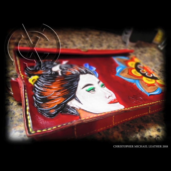 Handbags - Custom handmade leather purse/ clutch